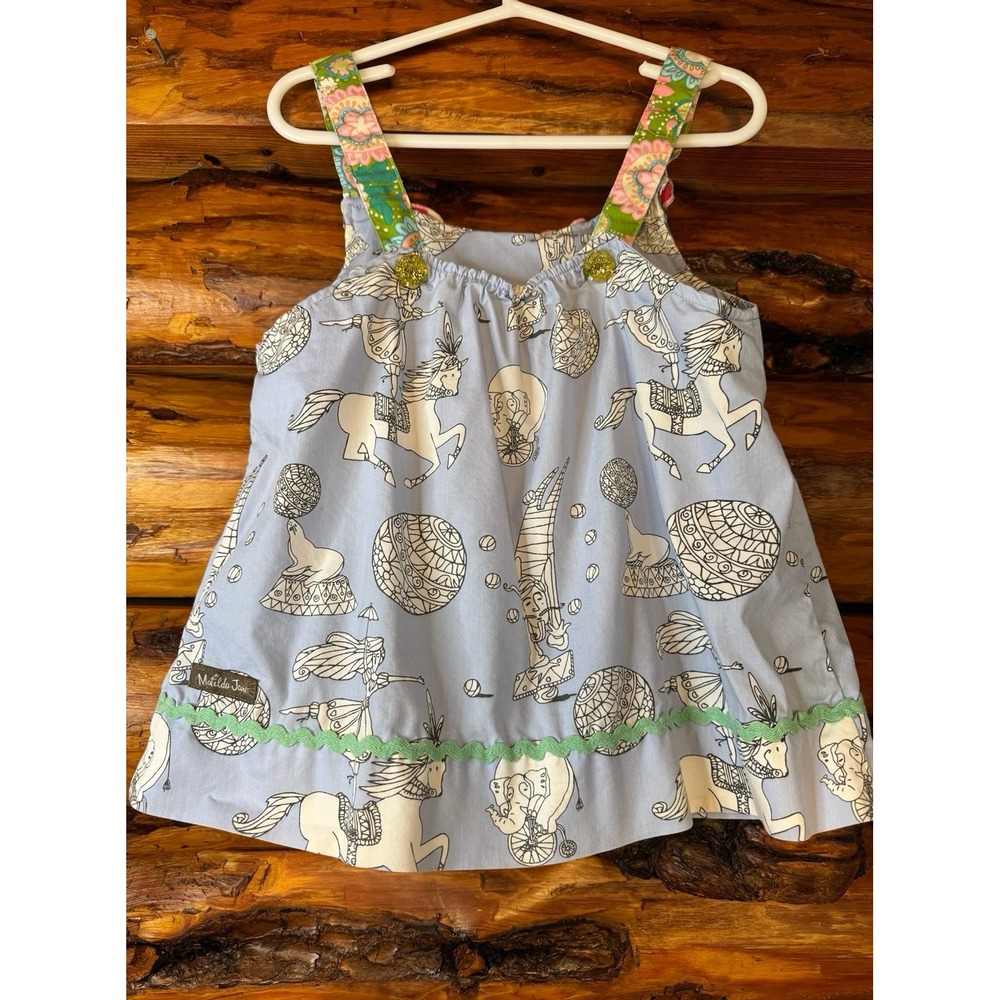 Matilda Jane It's a Wonderful Parade Judy & Ethel Tank Top Size 6 - Picture 4 of 7